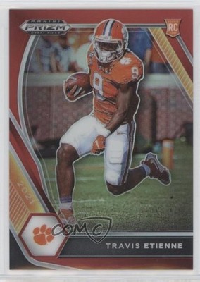 2021 Panini Prizm Draft Picks Red 161/299 Travis Etienne #107 Rookie RC z7j