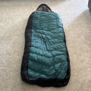 Cabelas Getaway Mummy Sleeping Bag 15 Degrees Blue Green Synthetic Zipper Womans Sleeping Bag Cabelas | eBay main image 4