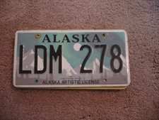 ALASKA ARTISITIC    #    LICENSE PLATE BUY ALL STATES HERE FREE SHIPPING