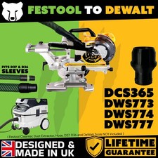 Festool Cleantec D27/D36 - DeWalt DCS365 DWS773/774/777 N/B/P XJ XR GB Adapter