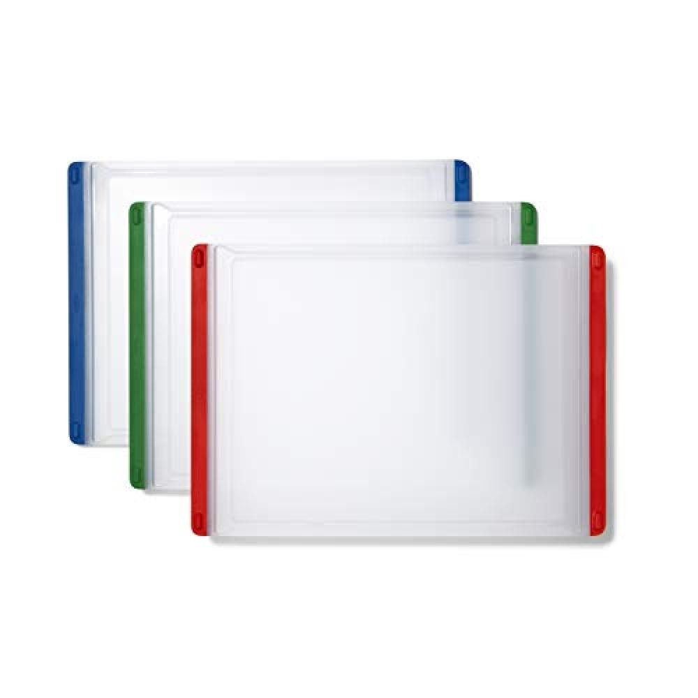 OXO Good Grips Set 3 Taglieri Cucina Colorati Antiscivolo Professionali