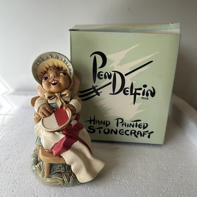 Pendelflosse Hase Fahnenmacher mit Box Sammlerstück Vintage Ornament