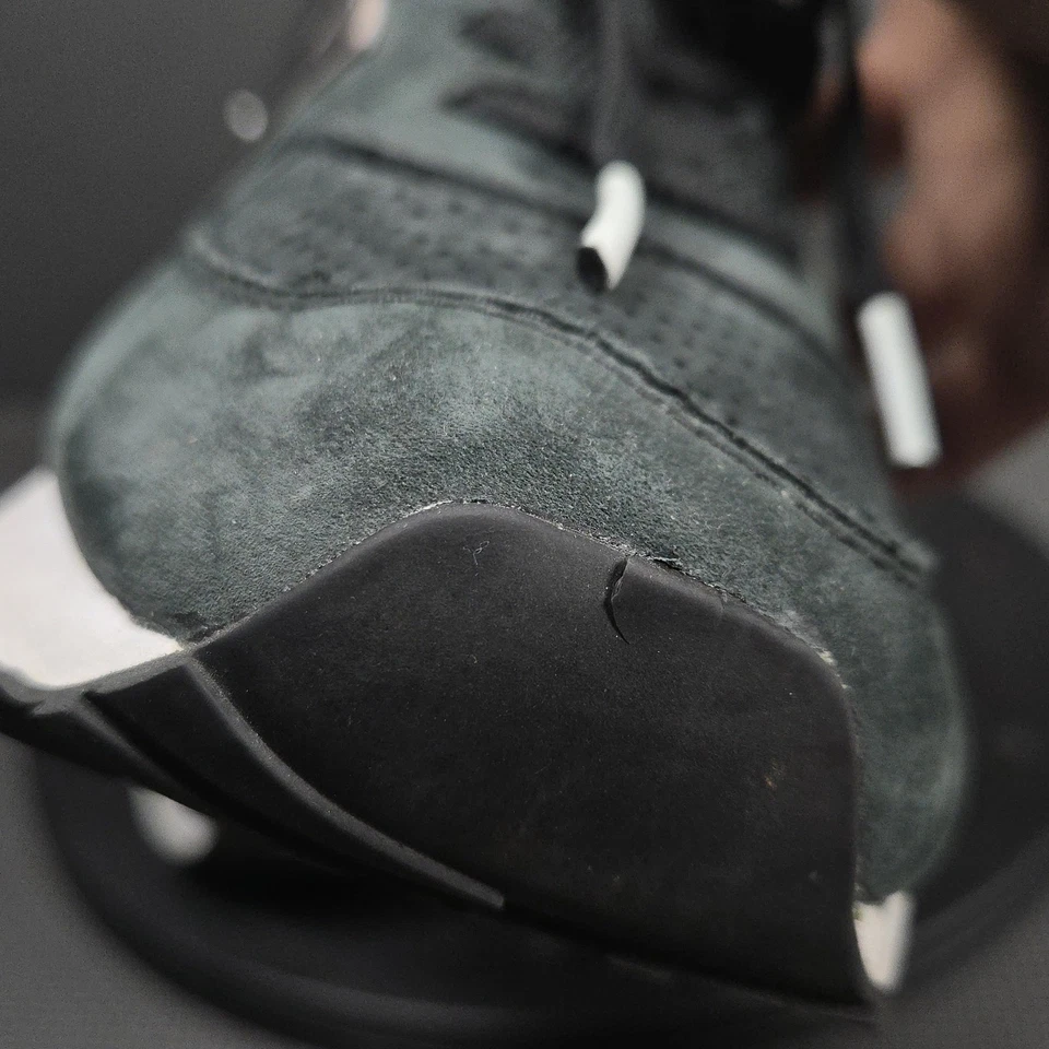 New Balance 574 Zapatos Mujer Talla 8 Negro Rosa Dorado Gamuza Tenis WL574NBK Foto 3 de 4