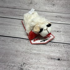 Multipet INTERNATIONAL 843140 Lambchop Plush Squeak Toy Mini 6" Mini, White