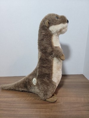 River Otter Plush The Petting Zoo Standing Stuffed Animal 13'' 2022