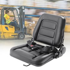 Adjustable Universal Forklift Seat Full Suspension Safety Belt