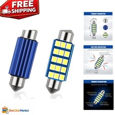 578 Led Dome Lights - 1200lm 6000k Durable Aluminum 2 Pcs 578 Led Dome Lights - 1200lm 6000k Durable Aluminum 2 Pcs
