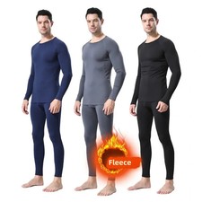 Winter Thermal Underwear For Men Keep Warm Long Johns Base Layer Sports Fitness