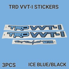 Trd Vvti Sticker Decal Jdm 3pcs