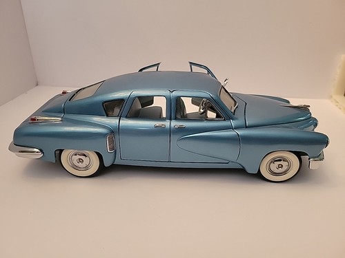 Franklin Mint 1948 Tucker Torpedo Waltz Blue 1:24 Diecast - Picture 7 of 13