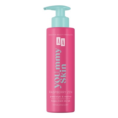 5900116097954 AA YOU.mmy Skin Raspberry Zen kojący krem do rąk 200ml (P1) 