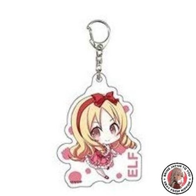 NEW [KADOKAWA] EroBarrage Sensei Acrylic Keychain 01 Elf Yamada Single Item