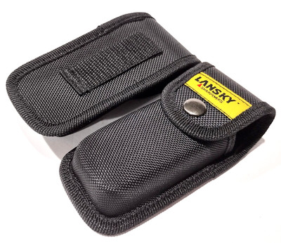 Lansky Black Nylon Belt Sheath Folding Pocket Knife / Multi-Tool Up to 5'' Closed