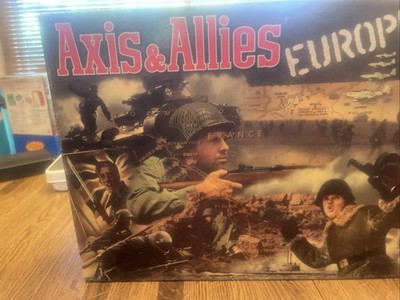 Vintage 1999 Axis & Allies Europe Board Game Avalon Hill Good Condition Complete