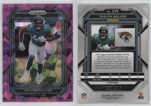 2022 Panini Prizm Rookies Purple Ice Prizm /225 Travon Walker #339 Rookie RC