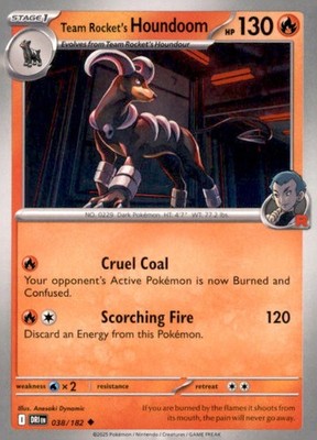SV10: Destined Rivals #038/182 Team Rocket's Houndoom