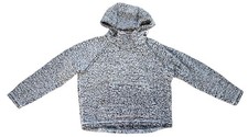 Victoria Secret PINK Sherpa Hoodie Womens XS Gray Long Sleeve Jacket FLAWS