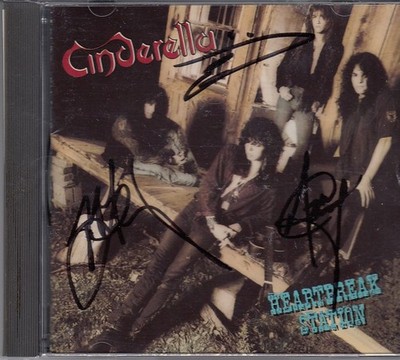 Cinderella - Heartbreak Station CD Signed by 3 Band Members