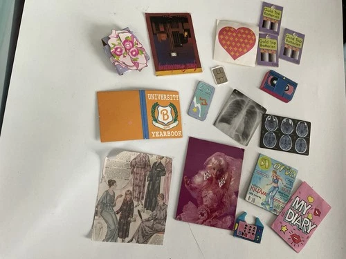 Lot #2  Vintage Barbie Paper And Cardboard Accessories