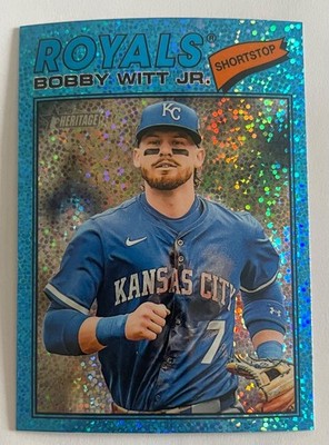 2026 Topps Heritage Chrome Light Blue Sparkle - You Pick - Complete Your Set