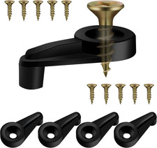 50 Pack Cabinet Door Glass Retainer Clips Kit Plastic Glass Panel Retaine 4 mm C