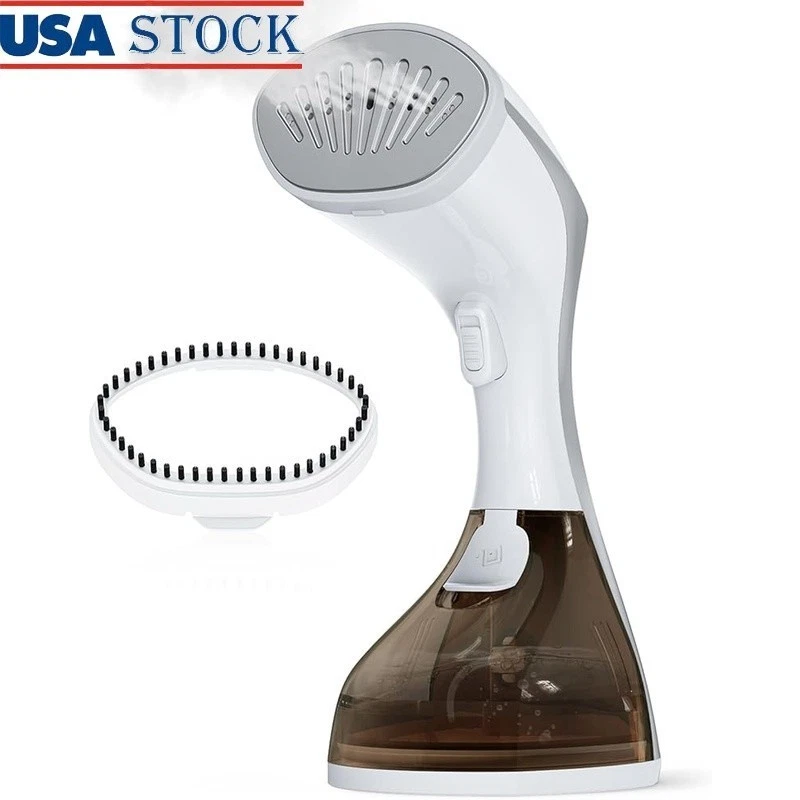 Handheld Garment Steamer 2-in-1 Travel Iron Fast Heat Leak-Proof Compact New