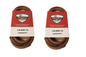 2 PK Genuine Exmark 116-8501-SL Belt Lazer Z DS E S X Series 72" 116-8501 OEM