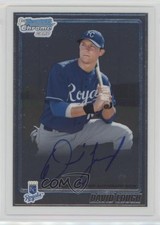 2010 Bowman Chrome Prospects Auto David Lough #BCP107 Auto 4k8