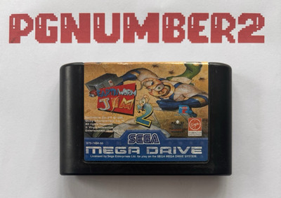 Earthworm Jim 2 Sega Mega Drive Spiel - Nur Cartridge
