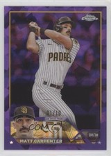 2023 Topps Chrome Sapphire Purple 1/10 Matt Carpenter #478 k0w