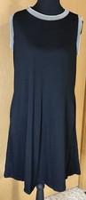 Small Black Summer Casual Sundress Sleeveless Mini Tank