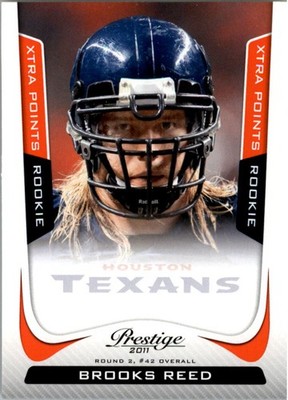 2011 Prestige Extra Points Orange #212 Brooks Reed - FB
