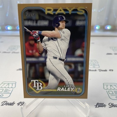 2024 Topps Series 1 #181 Luke Raley Tampa Bay Rays Gold 0384/2024 | eBay