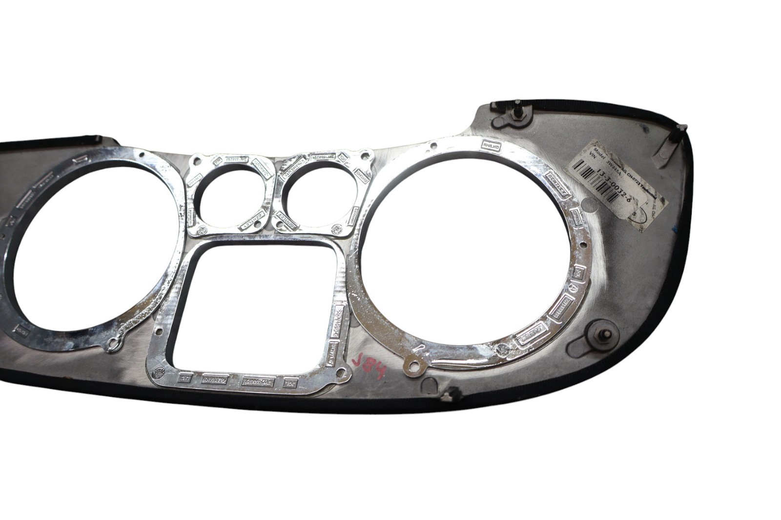 03-12 Bentley Continental Flying Spur Dash Panel Speedometer Bezel Trim Oem