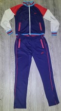 Vintage Nike Woman  s XL Navy/White/Red/Light Blue Track Suit Jacket Pants