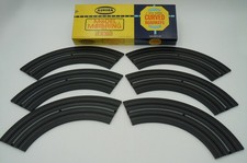 AURORA TJET 9" 1/4 CURVE TRACKS  BOX OF 6 PC  VN-EXC  CLEAN  RACE READY 2