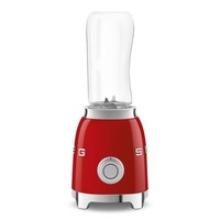 Smeg 50’s Style Mini Blender Red, 300W, 2-Speed, Bottle-to-Go Set