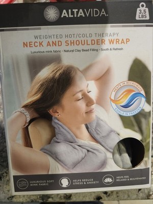Altavida Hot and Cold Neck and Shoulder Therapy Wrap New In Box