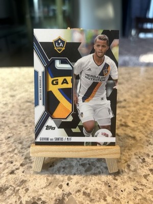 2017 Topps MLS Jumbo Relics 1/1 Giovani Dos Santos #JR-GDS Jersey Patch/Crest