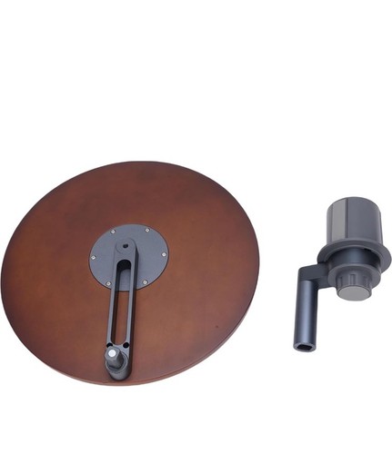 Car Desk & Tray - 360° Rotating Wooden Cup Holder for Eating & Laptop - 第 9/9 張圖片