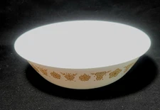 Corelle Corning Pyrex Vintage Butterfly Gold Vegetable Serving Bowl 8.5”