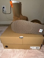UGG CLASSIC DIPPER CHESTNUT SUEDE PLATFORM FA...