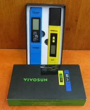 VIVOSUN pH and TDS Meter Combo, 0.05ph High Accuracy Pen Type - New - open box