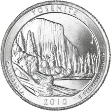 2010 D Parks Quarter ATB Yosemite National Park BU CN-Clad