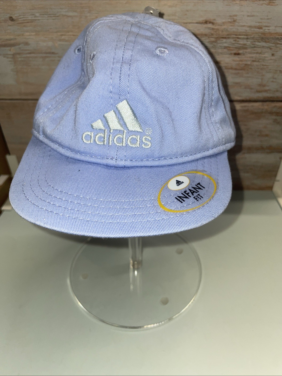 Adidas Kids Baby Blue Soft Hat One Size Stretch Unisex Child