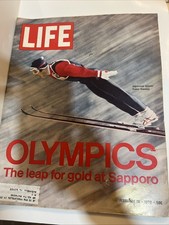 Vintage Life Magazine February 18 1972 Sapporo Olympics Cover
