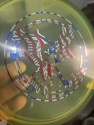 Roc3 Champion Circle Big Bird First Run 172g NEW Innova Disc Golf Rare collector - Picture 2 of 3
