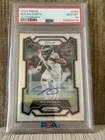 2023 Panini Prizm Football #382 Nolan Smith Silver Rookie Auto RC PSA 10 Eagles