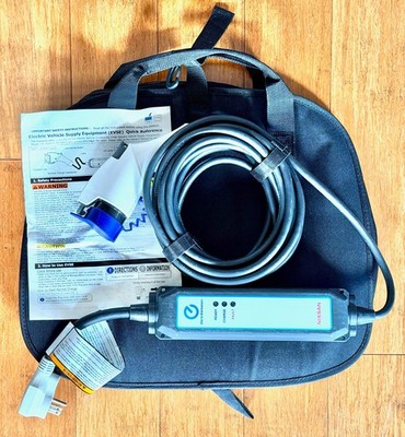 2011-2026 Nissan LEAF Home/Travel 120VAC EVSE Charge Cord Set