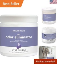 Continuous Lavender Scent Gel Odor Eliminator with Activated Charcoal 17 Oz